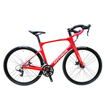 OEM 탄소섬유 프레임 700C 도로 자전거 2x11 스피드 기어와 포크 서스펜션