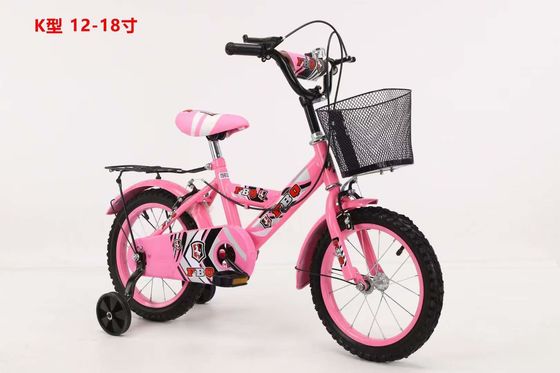 품질 Steel Rim 12 Inch Kids Bike With Training Wheels Entry Level Bicycle For Children 12 14 16 18 20 Inches With Carrier 공장