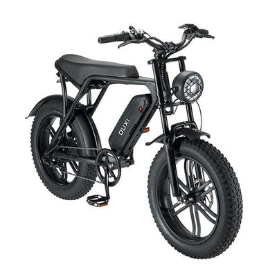 강력한 750W V8 모터 20 인치 패트 타이어 전기 산악 자전거 48V 15ah 배터리