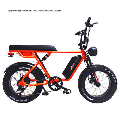 맞춤형 48V 1000W 전기 자전거 20 인치 지방 타이어 52V 리?? 배터리 충전기와 함께