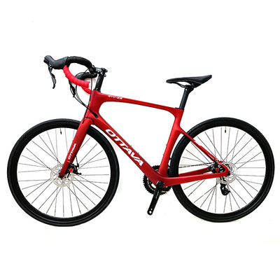 OEM 탄소섬유 프레임 700C 도로 자전거 2x11 스피드 기어와 포크 서스펜션