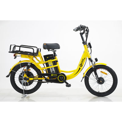 전기 화물 자전거 배달용 철 프레임 48V 400W 브러시리스 모터 리?? 배터리