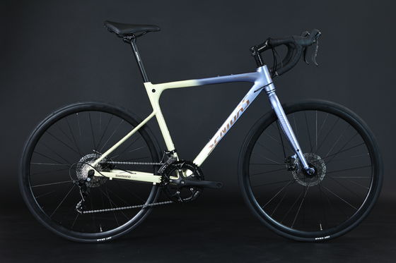 탄소섬유 용접 도로 자전거 700C 2*9s 1*9s AL 프레임 좋은 모양 AL 허브와 10kg