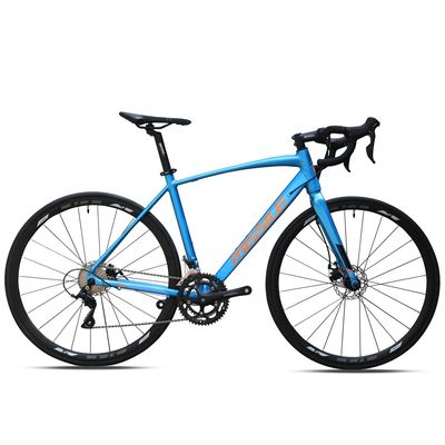 700C 하드 프레임 도로 자전거 18 속도 알루미늄 합금 프레임 재료 10.5kg 무게