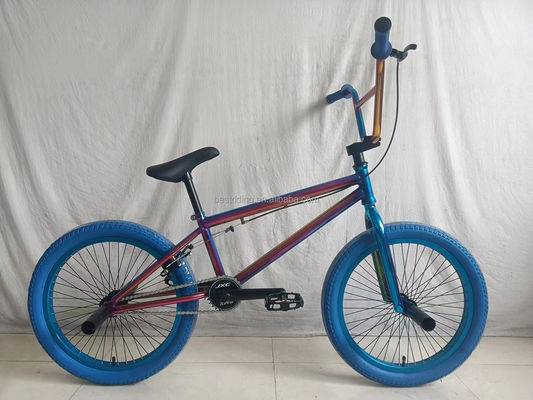 스틸 포크 20 인치 BMX 자전거 어린이용 프리스타일 쇼 자전거 공연 거리 자전거