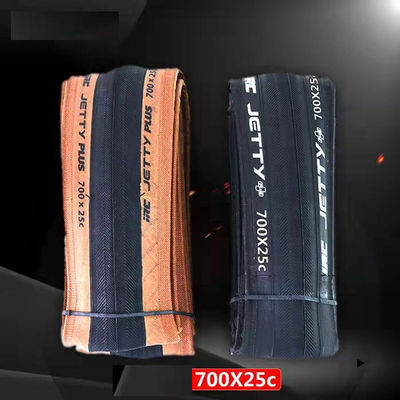 700x23/25/28C 접는 레트로 노란색 엣지 700C 도로 자전거 타이어 검은색과 노란색