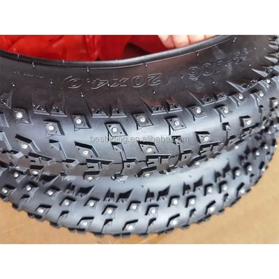 20"X4.0" 톱니 뚱뚱한 자전거 타이어 스노우 자전거를 위해 전기 자전거 겨울에 타기