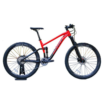 27.5" 휠 사이즈 듀얼 서스펜션 MTB와 시마노 M4100 10s 셔터 풀 서스펜션