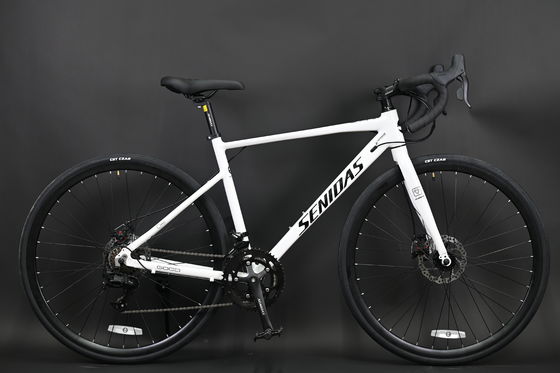 2x7단 속도 로드 자전거 맞춤형 도매 맞춤형 로드 자전거 저렴한 알루미늄 프레임 자전거 가벼운 도시 통근 로드 자전거