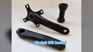 경량 MTB 크랭크셋 170mm 104BCD 합금